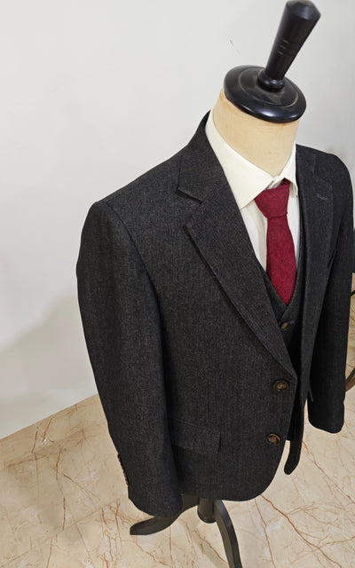 REGENBOOGRODE GEPLEISTERDE MIX & MATCH TWEED 3-DELIG PAK