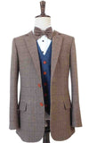 BRUIN VISGRAAT MIX & MATCH BLAUW TWEED 3-DELIG PAK