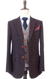 DONKERBRUINE GERSTMAÏS MIX & MATCH TWEED 3-DELIG
