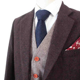 DONKERBRUINE GERSTMAÏS MIX & MATCH TWEED 3-DELIG