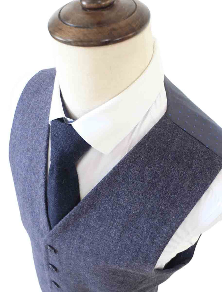 Lichtpaars tweed driedelig pak
