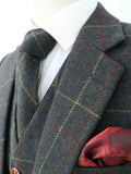 BDtailormade GREEN OVERCHECK PLAID TWEED 2 PIECE SUIT - BDtailormade TWEED SUITStweedmaker hockerty menstweedsuit