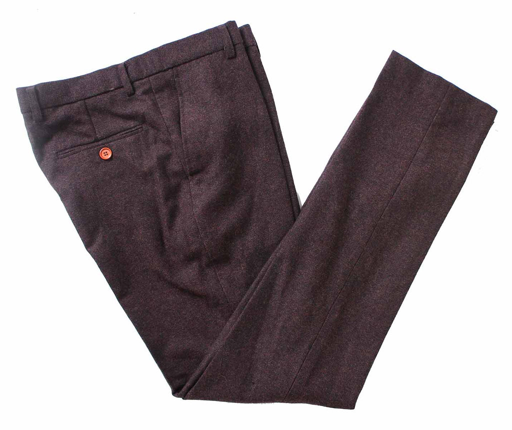 BDtailormade DARK BROWN BARLEYCORN TWEED 2 PIECE SUIT - BDtailormade TWEED SUITStweedmaker hockerty menstweedsuit