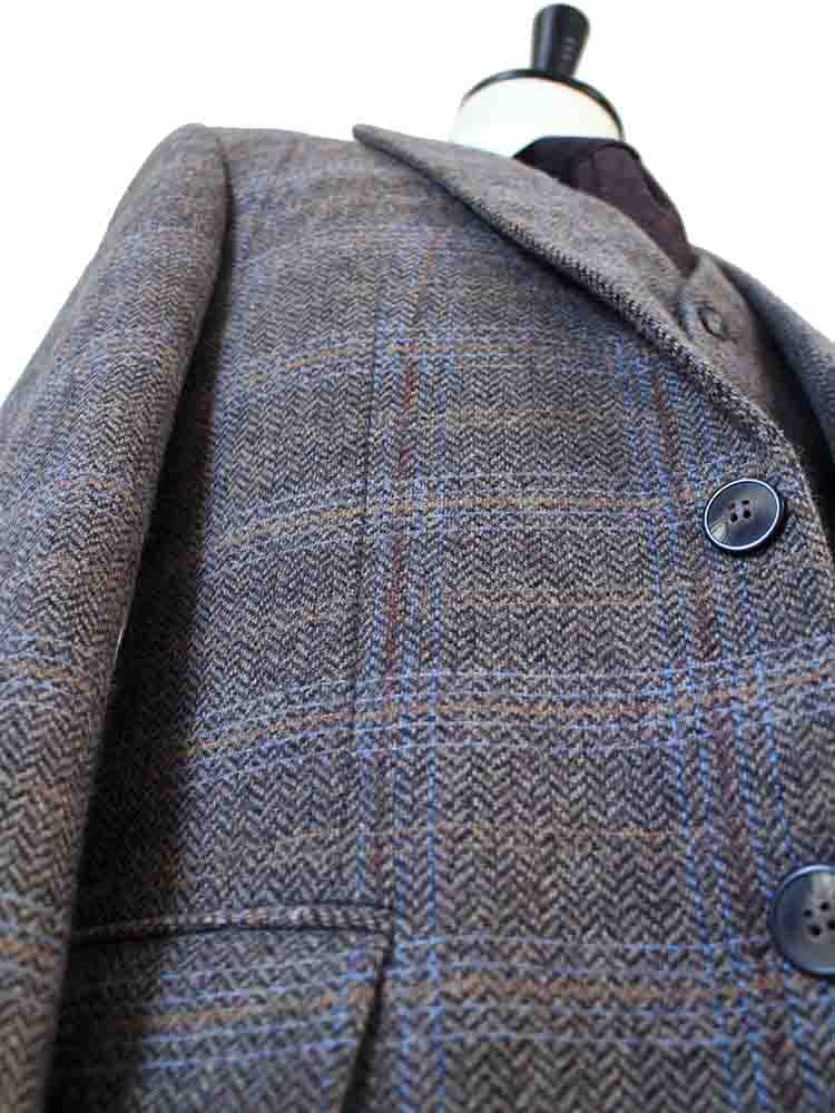 BRUIN BEIGE VENSTER VISGRAAT TWEED 3-DELIG PAK