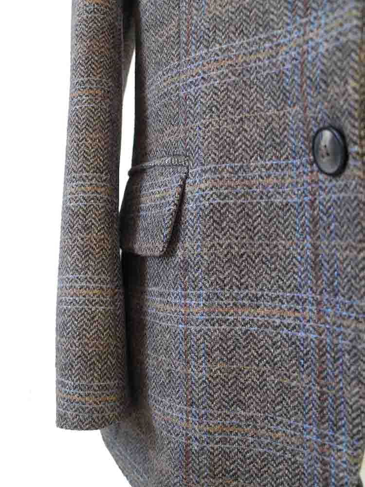 BRUIN BEIGE VENSTER VISGRAAT TWEED 3-DELIG PAK