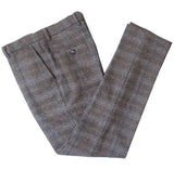 BRUIN BEIGE VENSTER VISGRAAT TWEED 3-DELIG PAK