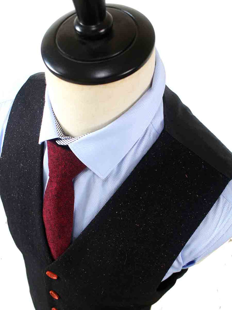 BDtailormade CHARCOAL SPECKLED DONEGAL TWEED 3 PIECE SUIT - BDtailormade TWEED SUITStweedmaker hockerty menstweedsuit