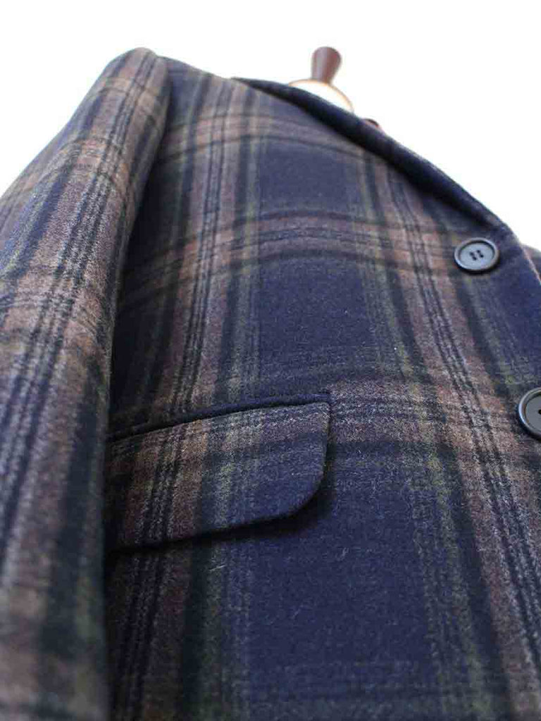 BDtailormade MIDNIGHT BLUE PLAID TWEED 2 PIECE SUIT - BDtailormade TWEED SUITStweedmaker hockerty menstweedsuit