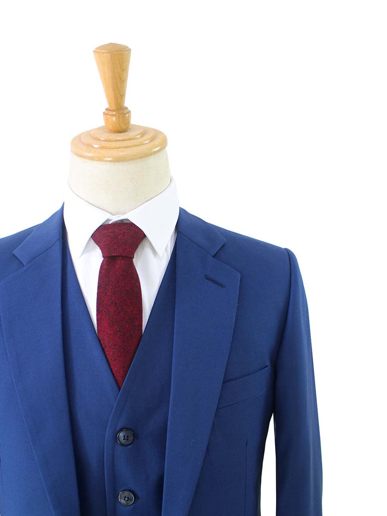 BDtailormade NAVY WORSTED 3 PIECE SUIT - BDtailormade Worsted Suittweedmaker hockerty menstweedsuit