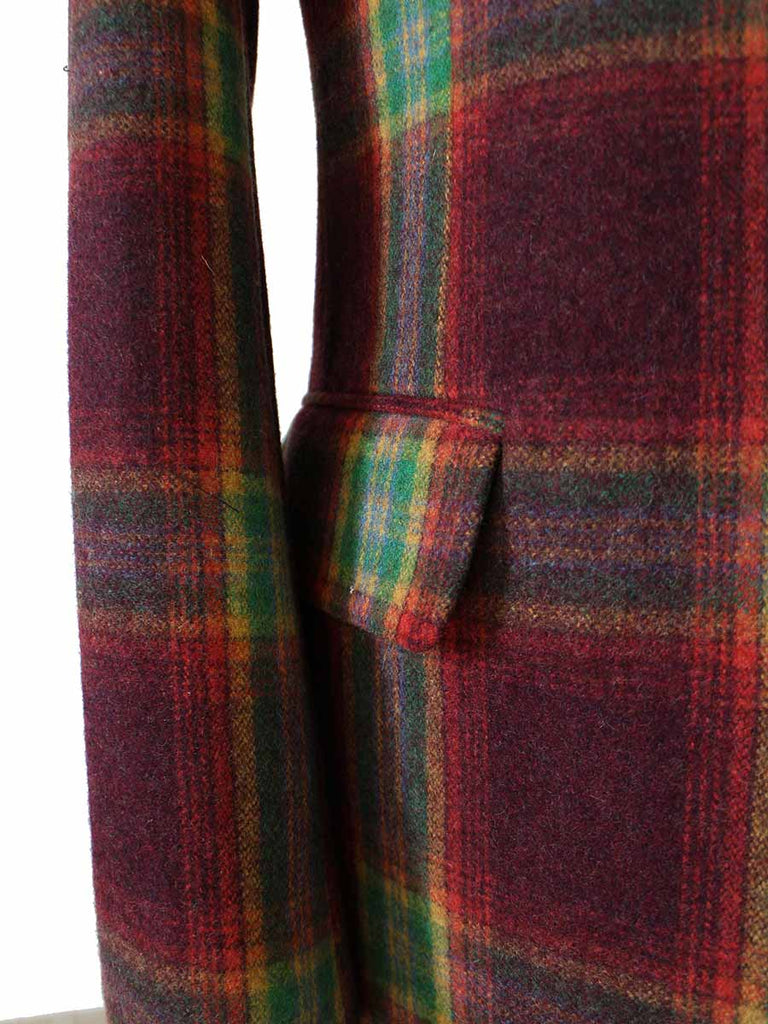 BDtailormade RAINBOW RED PLAID TWEED JACKET - BDtailormade TWEED JACKETStweedmaker hockerty menstweedsuit
