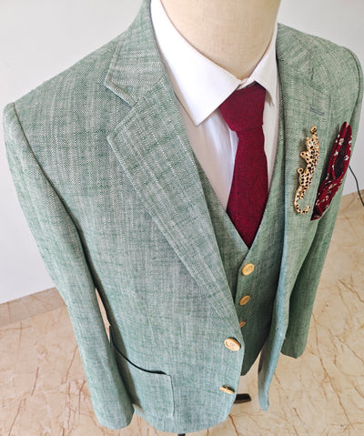 REGENBOOGRODE GEPLEISTERDE MIX &amp; MATCH TWEED 3-DELIG PAK