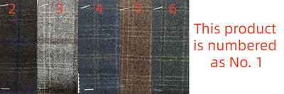 REGENBOOGRODE GEPLEISTERDE MIX &amp; MATCH TWEED 3-DELIG PAK