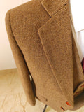 GOLDEN HERRINGBONE TWEED 3 PIECE SUIT - BDtailormade
