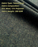 Klassiek Groen Barleycorn Tweed Driedelig Pak