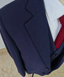 DARK BLUE TENCEL WOOL 3 PIECE SUITS