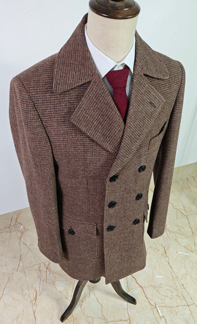TWEED OVERJAS GRIJS TWILL