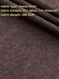 Dark Brown & Classic Brown Barleycorn Tweed 3 Piece Suit