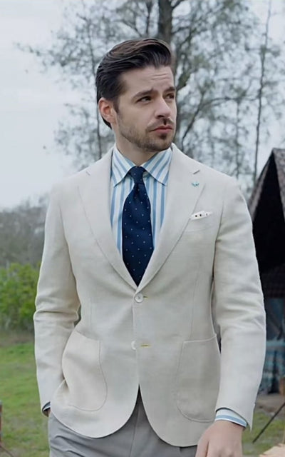 Bruin Tattersall Mix &amp; Match Tweed Driedelig Pak