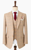 REGENBOOGRODE GEPLEISTERDE MIX & MATCH TWEED 3-DELIG PAK
