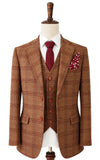 REGENBOOGRODE GEPLEISTERDE MIX & MATCH TWEED 3-DELIG PAK