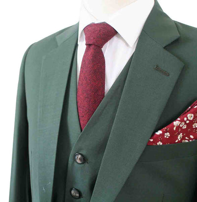 KLASSIEK DONKERGROEN KAMWARTS 3-DELIG PAK 