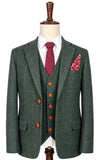 REGENBOOGRODE GEPLEISTERDE MIX & MATCH TWEED 3-DELIG PAK