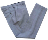 Dark Blue Birdseye Worsted & Light Grey Worsted 2 Piece Suit