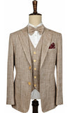 REGENBOOGRODE GEPLEISTERDE MIX & MATCH TWEED 3-DELIG PAK