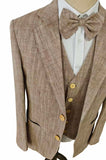 REGENBOOGRODE GEPLEISTERDE MIX &amp; MATCH TWEED 3-DELIG PAK