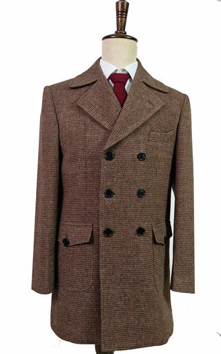 DOUBLE BREASTED WIDE LAPEL OVERCOAT - BDtailormade