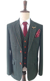 ZWART KRIJTSTREEKS TWEED 3-DELIG PAK