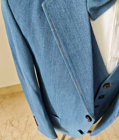 REGENBOOGRODE GEPLEISTERDE MIX &amp; MATCH TWEED 3-DELIG PAK