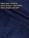 Navy & Brown Corduroy 2 Piece Suit