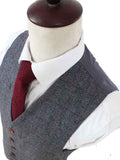 BDtailormade GREY HERRINGBONE TWEED 2 PIECE SUIT - BDtailormade TWEED SUITStweedmaker hockerty menstweedsuit