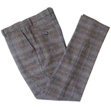 BRUIN BEIGE VENSTER VISGRAAT TWEED 3-DELIG PAK