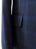 BDtailormade CHARCOAL WINDOWPANE WORSTED 3 PIECE SUIT - BDtailormade Worsted Suittweedmaker hockerty menstweedsuit