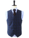 BDtailormade CHARCOAL WINDOWPANE WORSTED 3 PIECE SUIT - BDtailormade Worsted Suittweedmaker hockerty menstweedsuit