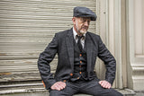 BDtailormade CLASSIC BLACK SPECKLE TWEED 3 PIECE SUIT - BDtailormade TWEED SUITStweedmaker hockerty menstweedsuit