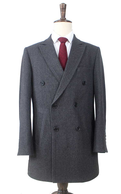 BDtailormade TWEED OVERCOAT GREY TWILL - BDtailormade TWEED SUITStweedmaker hockerty menstweedsuit
