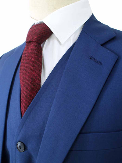 BDtailormade NAVY WORSTED 3 PIECE SUIT - BDtailormade Worsted Suittweedmaker hockerty menstweedsuit
